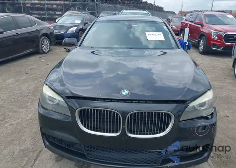 2012 BMW 750Li из США, поврежденный, VIN WBAKB8C57CDX20821